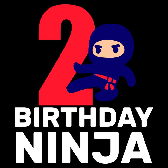 2nd Birthday Ninja  Youth Performance Sprint T-Shirt