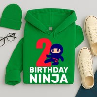 2nd Birthday Ninja  Hoodie