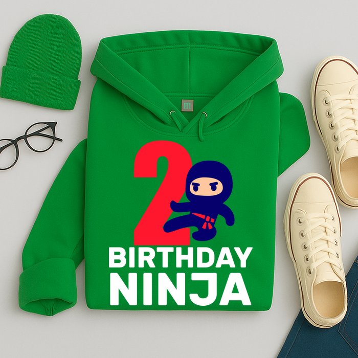 2nd Birthday Ninja  Hoodie