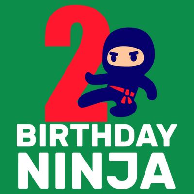 2nd Birthday Ninja  T-Shirt