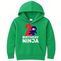 2nd Birthday Ninja  Kids Hoodie