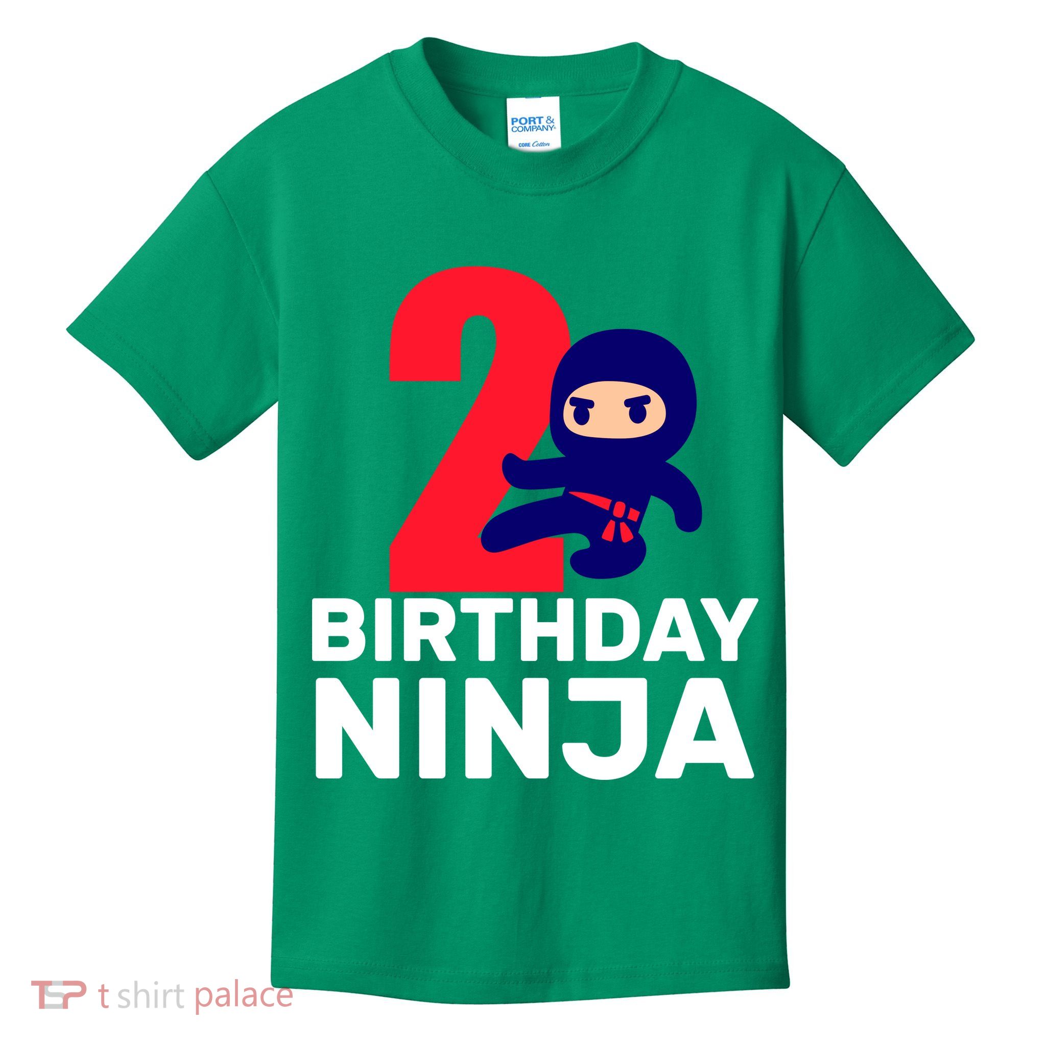 2nd Birthday Ninja  Kids T-Shirt