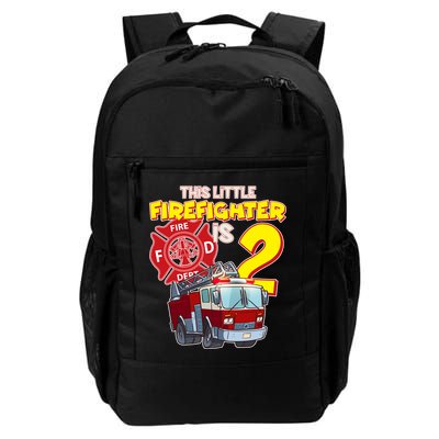 2nd Birthday This Little Firefighter Is Two Backpack