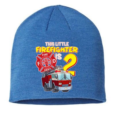2nd Birthday This Little Firefighter Is Two Sustainable Beanie