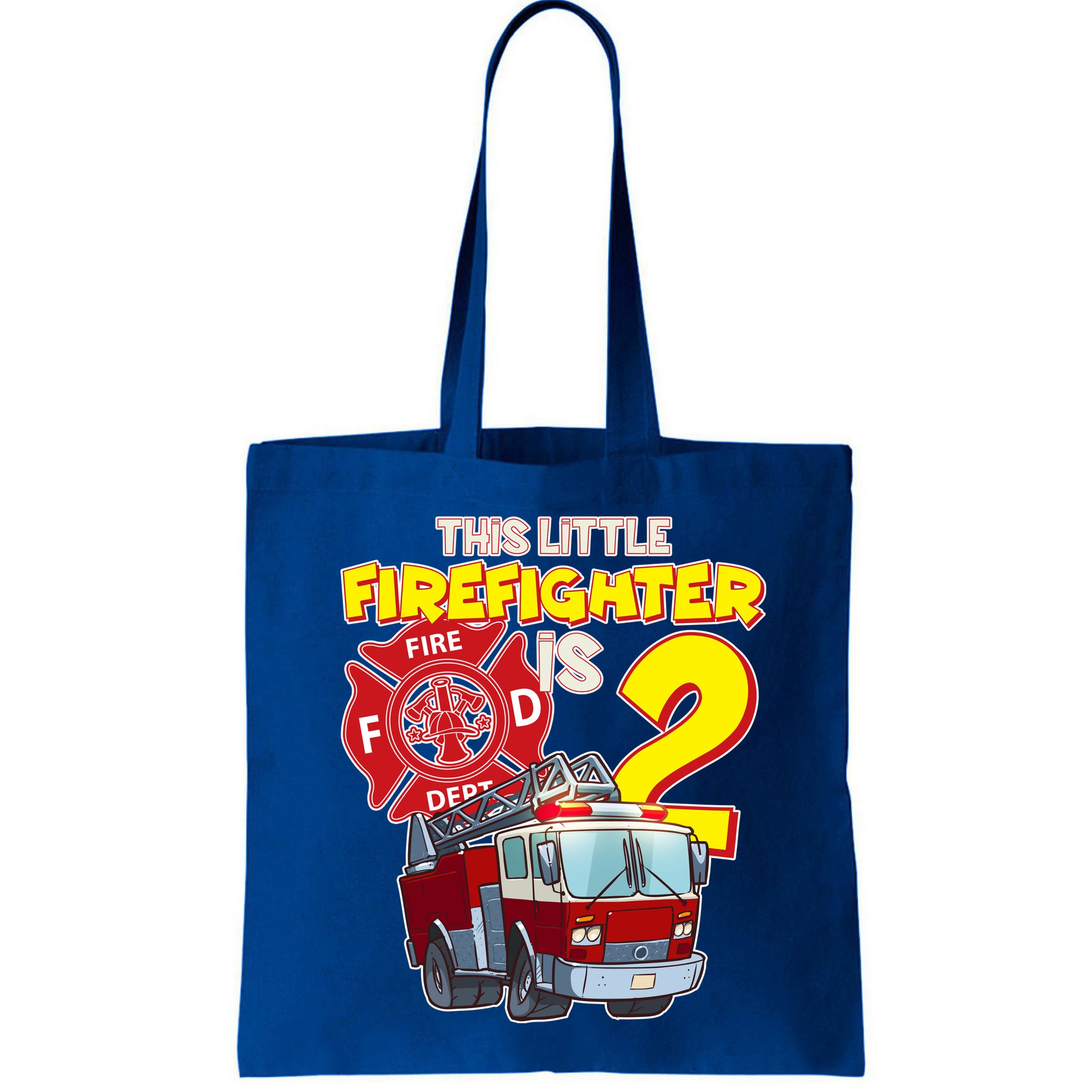 2nd Birthday This Little Firefighter Is Two Bag