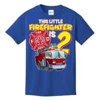 2nd Birthday This Little Firefighter Is Two Kids T-Shirt