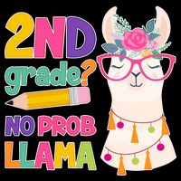 2nd Grade? No Prob Llama Backpack