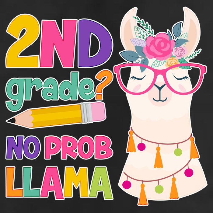 2nd Grade? No Prob Llama Trucker Hat
