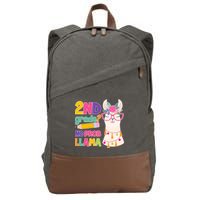 2nd Grade? No Prob Llama Cotton Canvas Backpack