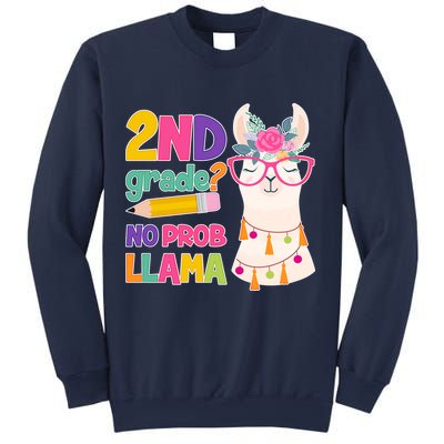 2nd Grade? No Prob Llama Sweatshirt