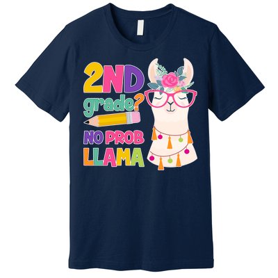 2nd Grade? No Prob Llama Premium T-Shirt