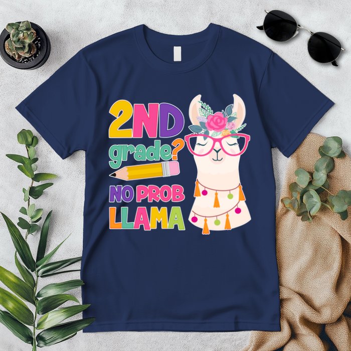 2nd Grade? No Prob Llama Premium T-Shirt