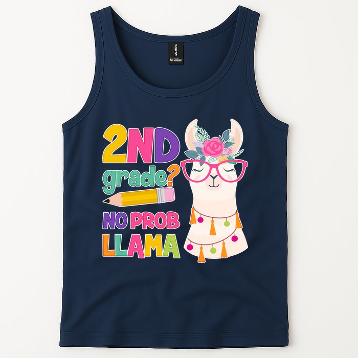 2nd Grade? No Prob Llama Tank Top