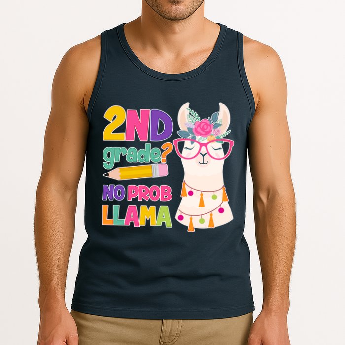 2nd Grade? No Prob Llama Tank Top