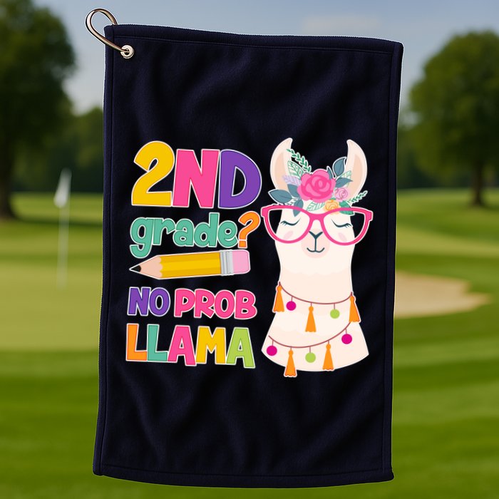 2nd Grade? No Prob Llama Golf Towel
