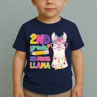 2nd Grade? No Prob Llama Toddler T-Shirt