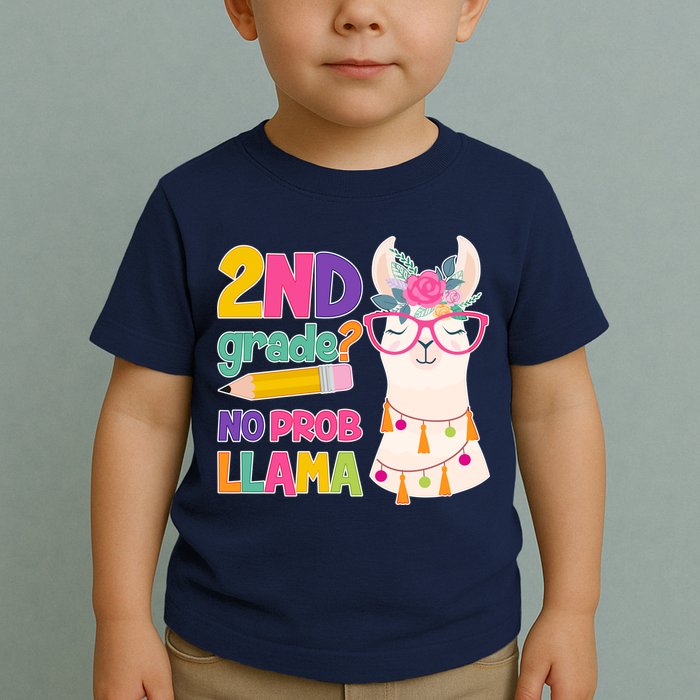 2nd Grade? No Prob Llama Toddler T-Shirt