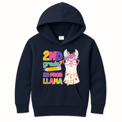2nd Grade? No Prob Llama Kids Hoodie