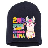 2nd Grade? No Prob Llama Short Acrylic Beanie