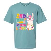 2nd Grade? No Prob Llama Sueded Cloud Jersey T-Shirt