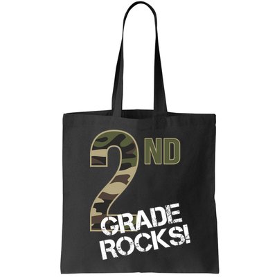 2nd Grade Rocks Camo Bag