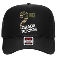 2nd Grade Rocks Camo Trucker Hat