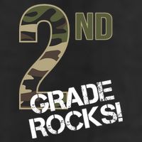 2nd Grade Rocks Camo Trucker Hat