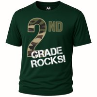 2nd Grade Rocks Camo Cooling Performance Crew T-Shirt