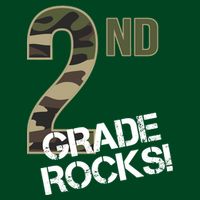 2nd Grade Rocks Camo Cooling Performance Crew T-Shirt