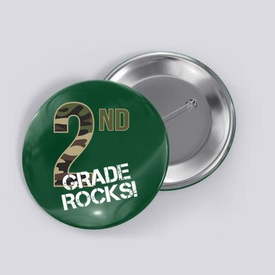 2nd Grade Rocks Camo Button
