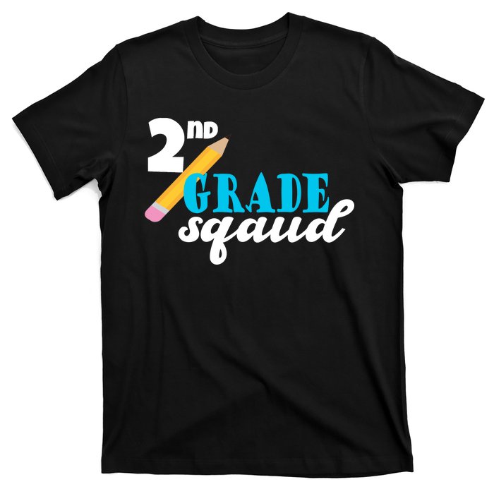 2nd Grade Squad School Pencil T-Shirt