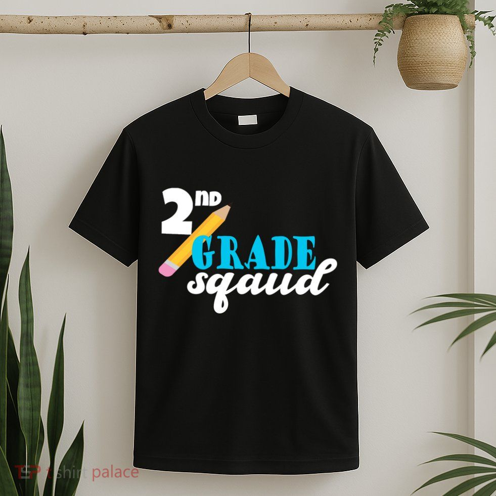 2nd Grade Squad School Pencil T-Shirt