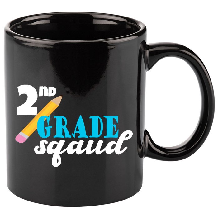 2nd Grade Squad School Pencil 11oz C Handle Ceramic Mug
