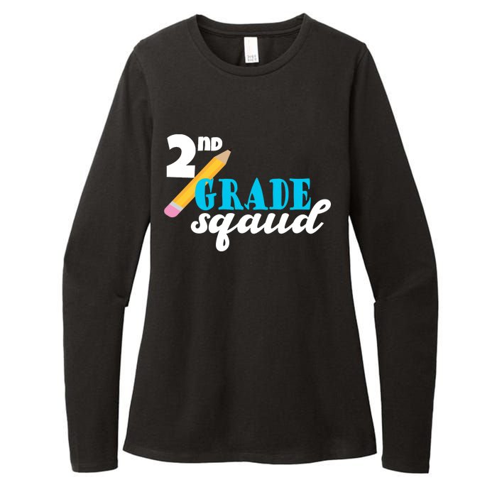 2nd Grade Squad School Pencil Womens CVC Long Sleeve Shirt