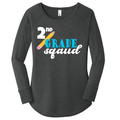 2nd Grade Squad School Pencil Women's Perfect Tri Tunic Long Sleeve Shirt