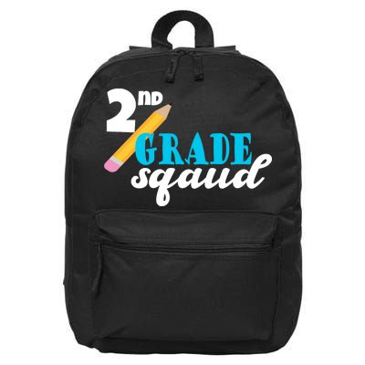 2nd Grade Squad School Pencil 16 in Basic Backpack