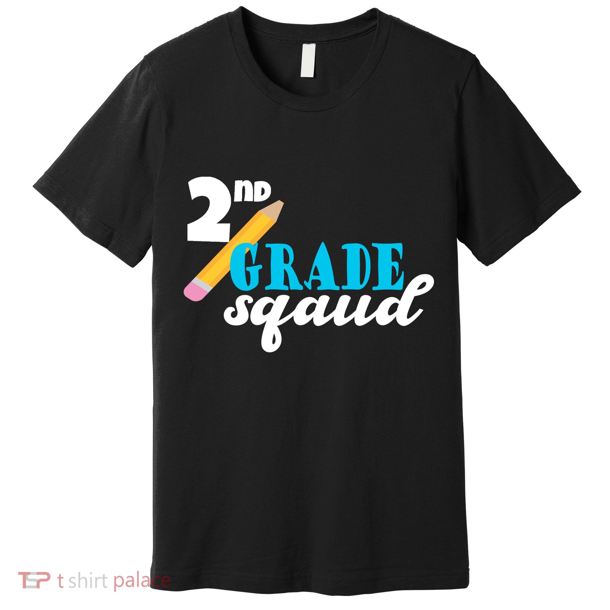 2nd Grade Squad School Pencil Premium T-Shirt
