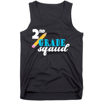 2nd Grade Squad School Pencil Tank Top