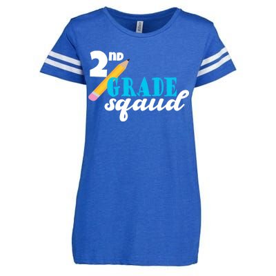 2nd Grade Squad School Pencil Enza Ladies Jersey Football T-Shirt