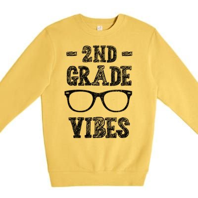 2nd Grade Vibes Premium Crewneck Sweatshirt