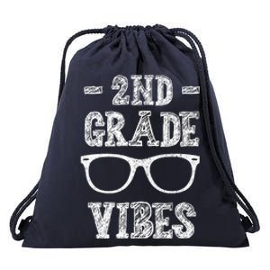 2nd Grade Vibes Drawstring Bag