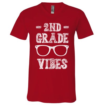 2nd Grade Vibes V-Neck T-Shirt