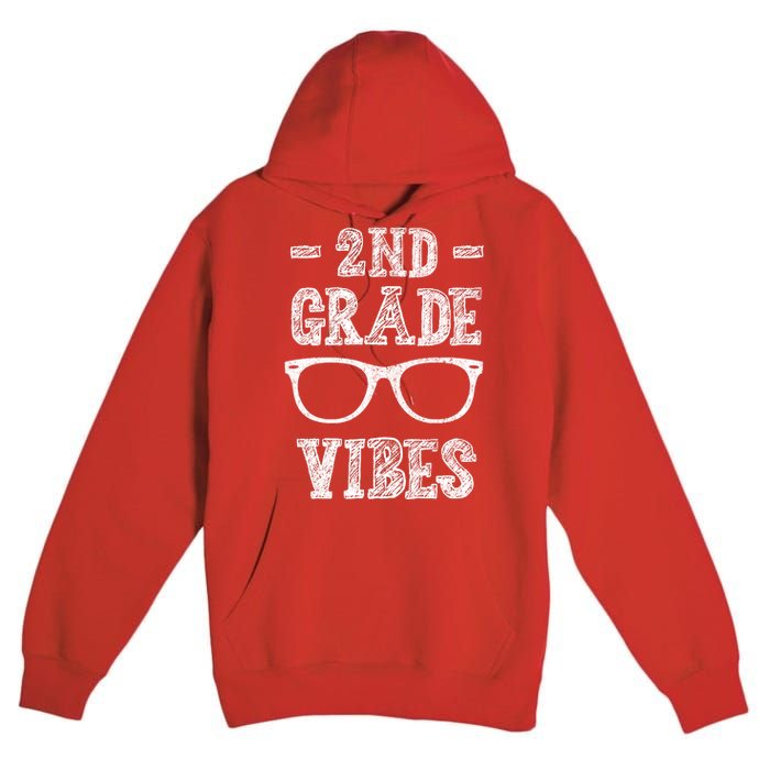 2nd Grade Vibes Premium Pullover Hoodie