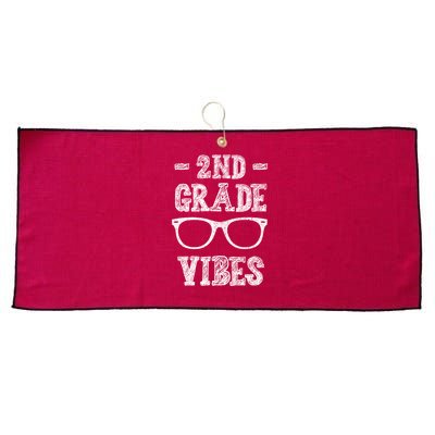 2nd Grade Vibes Large Microfiber Waffle Golf Towel