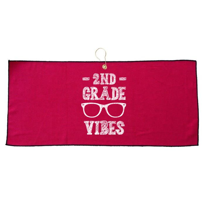 2nd Grade Vibes Large Microfiber Waffle Golf Towel