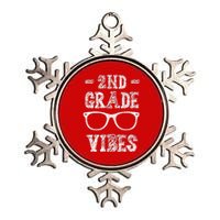 2nd Grade Vibes Metallic Star Ornament