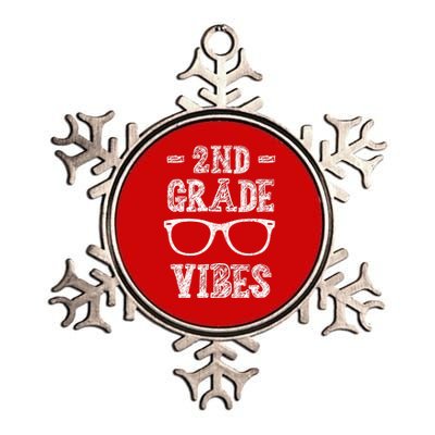 2nd Grade Vibes Metallic Star Ornament