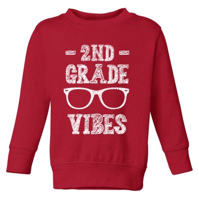 2nd Grade Vibes Toddler Sweatshirt