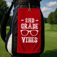 2nd Grade Vibes Golf Towel
