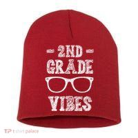 2nd Grade Vibes Short Acrylic Beanie